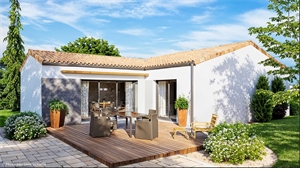 maison neuve à la vente -   17120  MEURSAC, surface 68 m2 vente maison neuve - UBI480588641